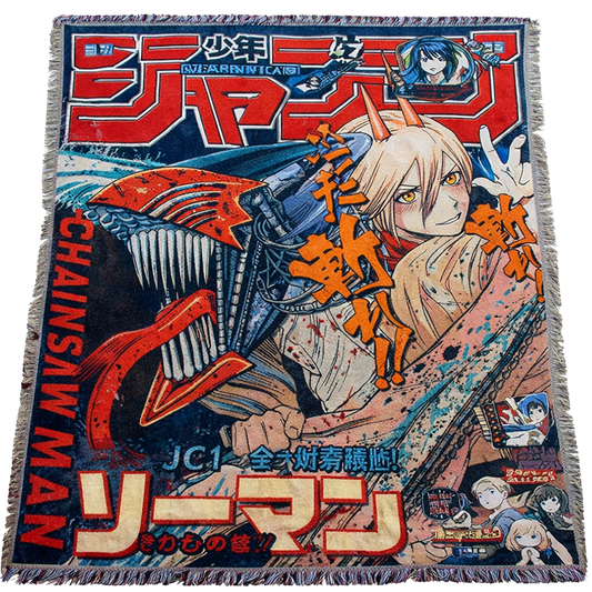 Devil Hunter Chronicle — Woven Blanket Tapestry