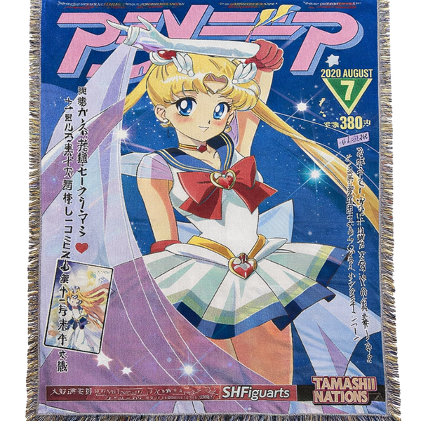 Moon Guardian Chronicle – Woven Blanket Tapestry