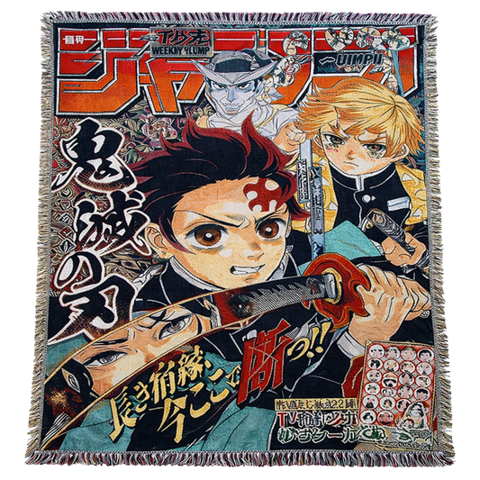 Breath of Blades Chronicle — Woven Blanket Tapestry