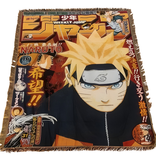 Leaf Village Legacy – Woven Blanket Tapestry